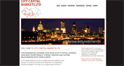 Desktop Screenshot of citycapitalmarkets.com