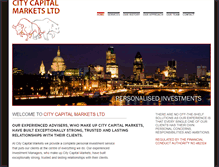 Tablet Screenshot of citycapitalmarkets.com